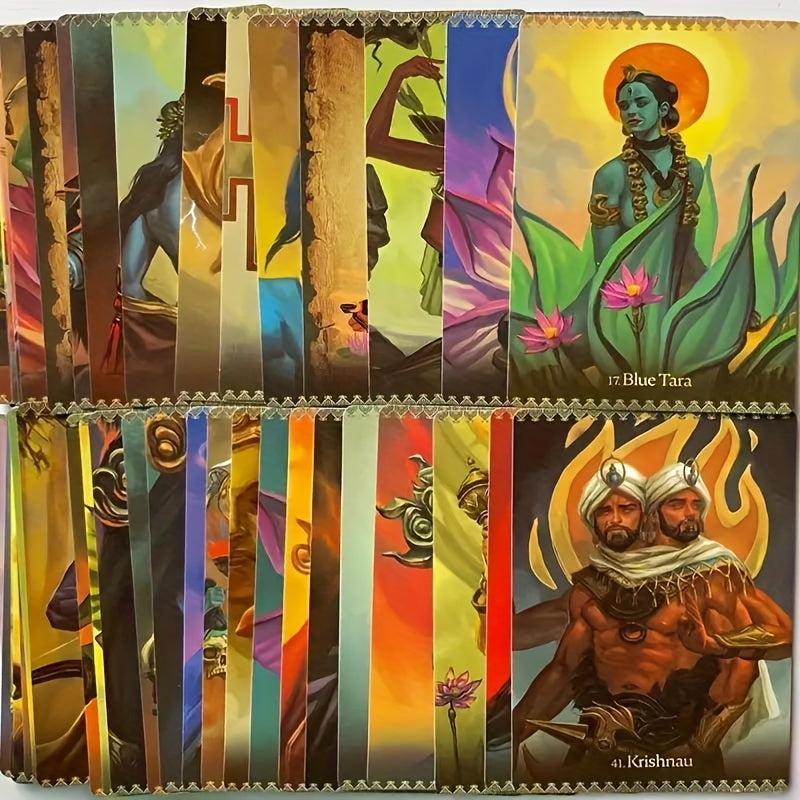1 Set Tarot Cards Kali Oracle, 44-Card Deck Table Game Playing Cards Board Game