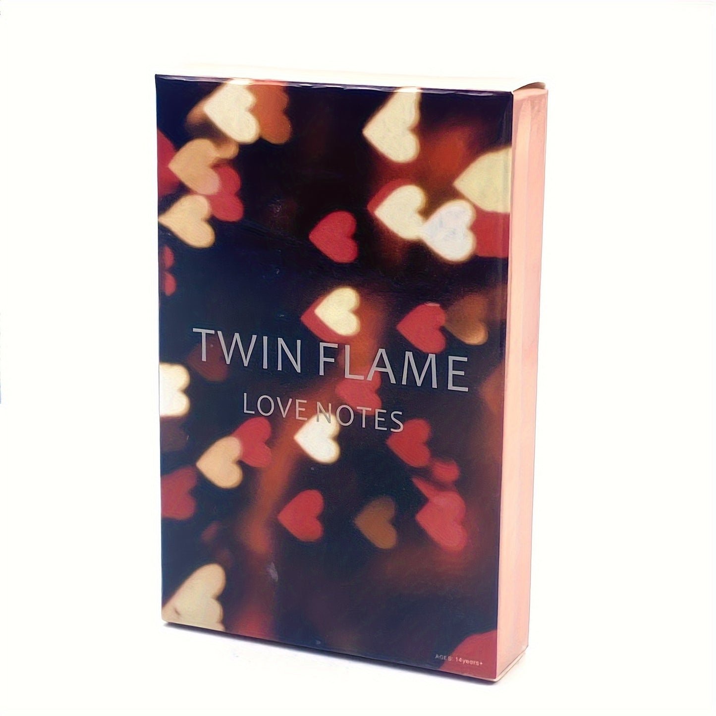 1 Set Twin Flame Romantic Notes Oracle Cards, Family Party Entertainment Game Cards