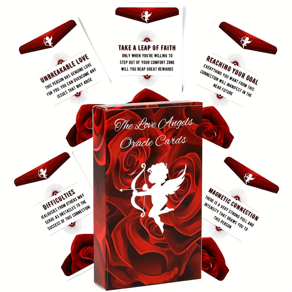 1 Set The Love Angels Oracle Cards Suitable As Great Couple Game