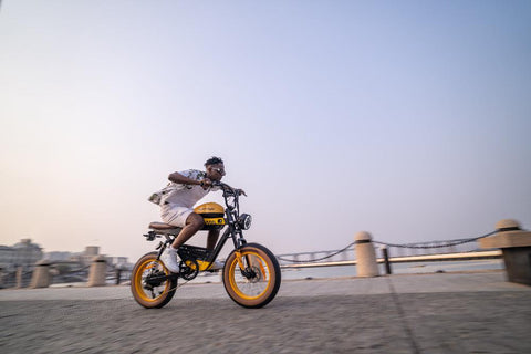 HAPPYRUN G100 Pro Global Comme Morative Electric Bikes All-Terrain Electric Motor Bike 3000w Motor 18Ah + 15Ah Dual Battery