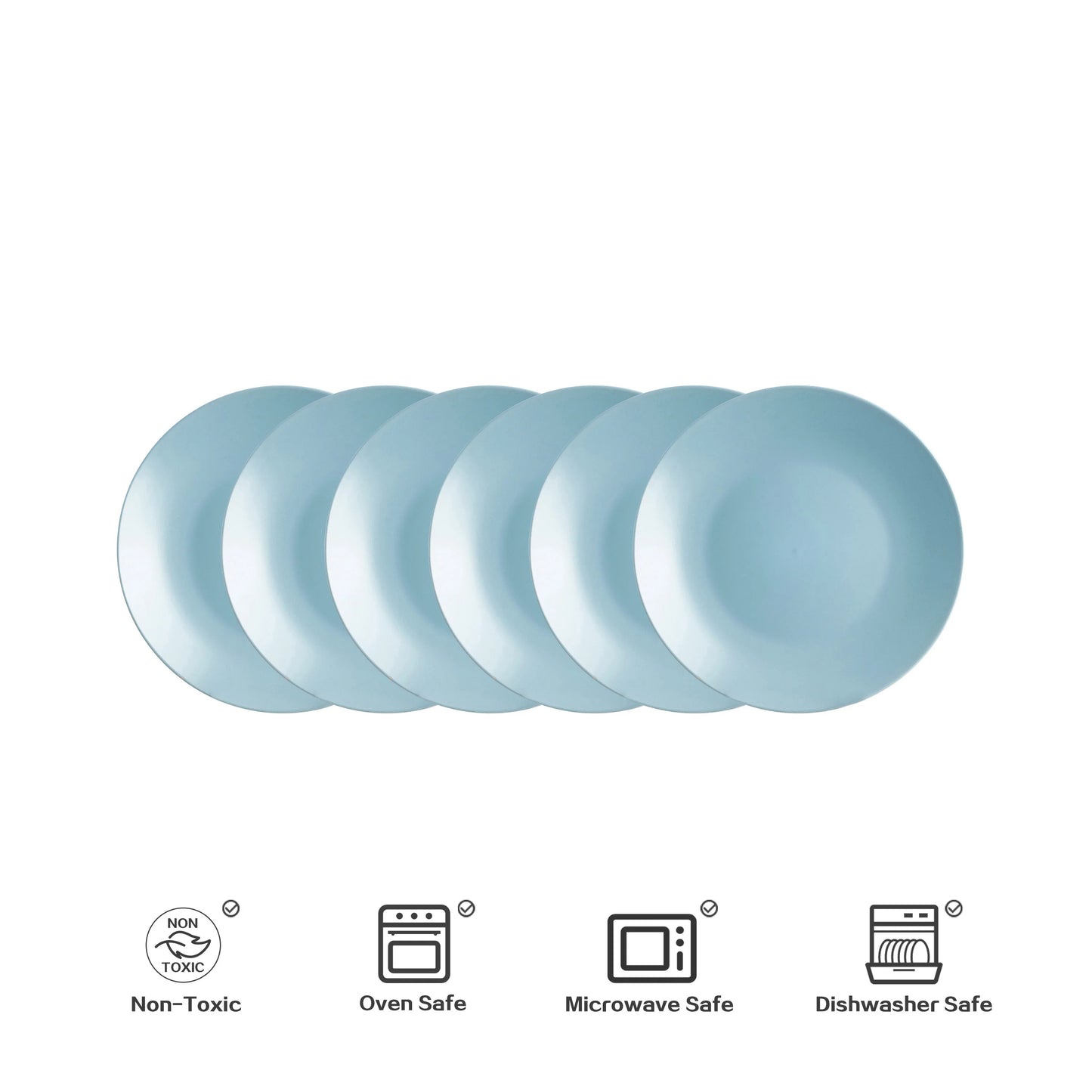 18Pc Turquoise Modern Luxury Stoneware Set Steak Salad Plates With Cereal Bowl Set Elegant Warm Dinnerware Sets Kitchen Home Use
