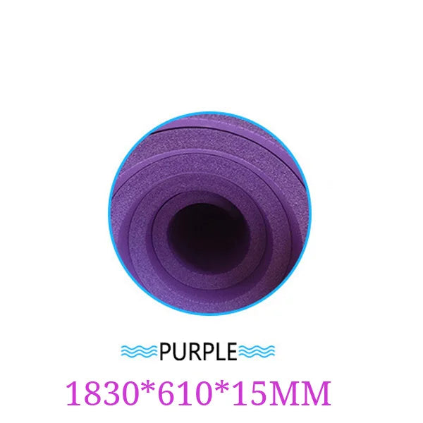 1850x800x15mm NBR Yoga Mat with Position Line Non Slip Carpet Mat Fitness Gymnastics Mats Pilates Gym Belt Exercise Sport Pads