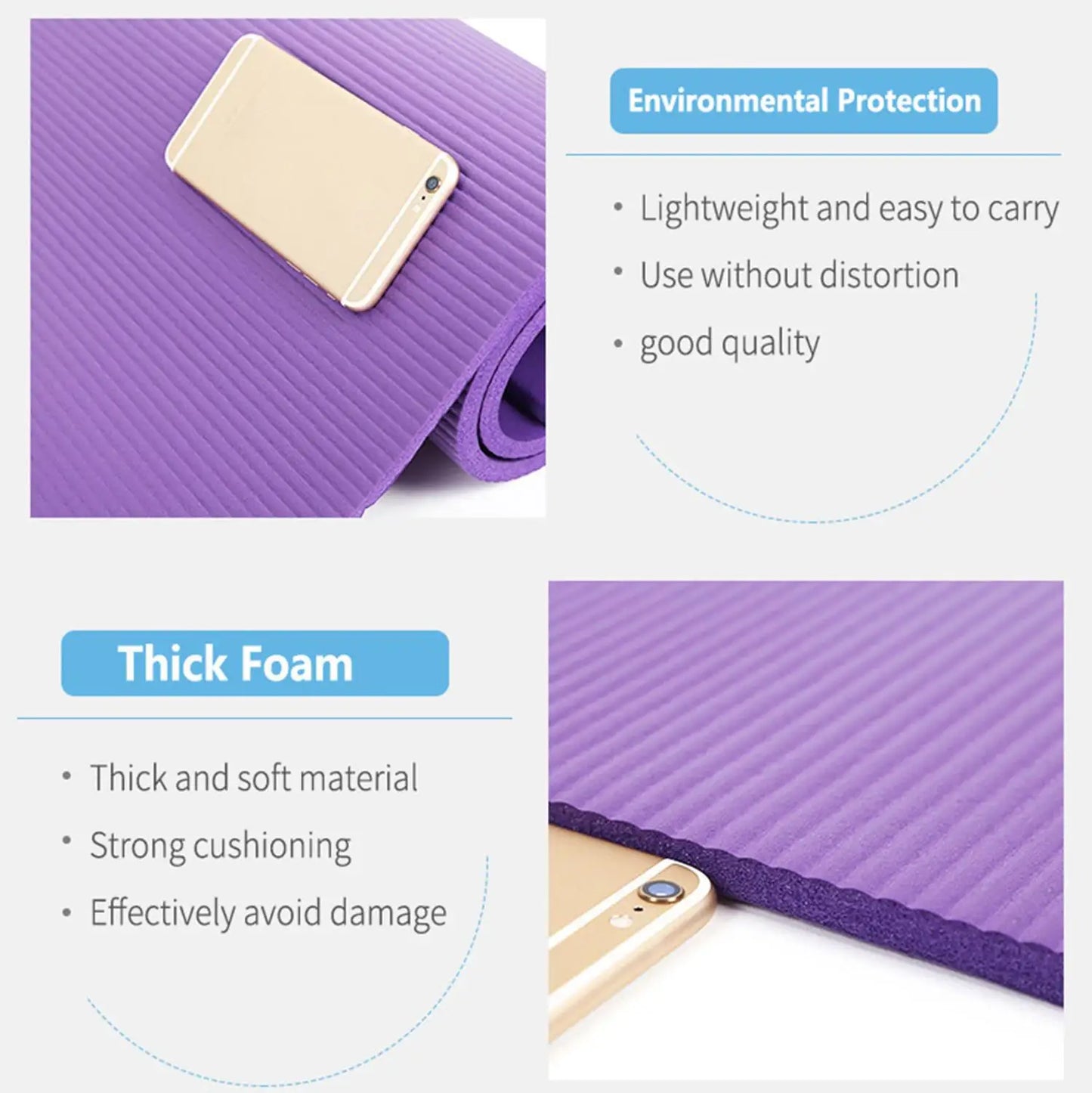 1850x800x15mm NBR Yoga Mat with Position Line Non Slip Carpet Mat Fitness Gymnastics Mats Pilates Gym Belt Exercise Sport Pads