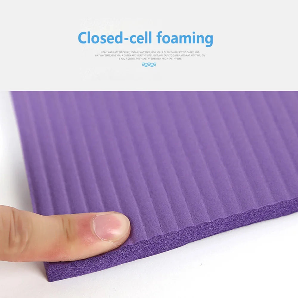 1850x800x15mm NBR Yoga Mat with Position Line Non Slip Carpet Mat Fitness Gymnastics Mats Pilates Gym Belt Exercise Sport Pads