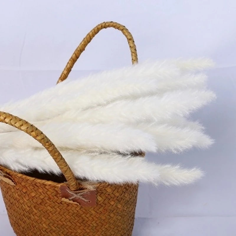 15Pcs Fleur Sechee Naturelle Dried Small Pampas Grass Flowers Para Decoracion Real Plants Home Decor Wedding Decoration Kwiaty