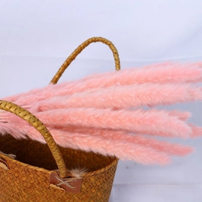 15Pcs Fleur Sechee Naturelle Dried Small Pampas Grass Flowers Para Decoracion Real Plants Home Decor Wedding Decoration Kwiaty