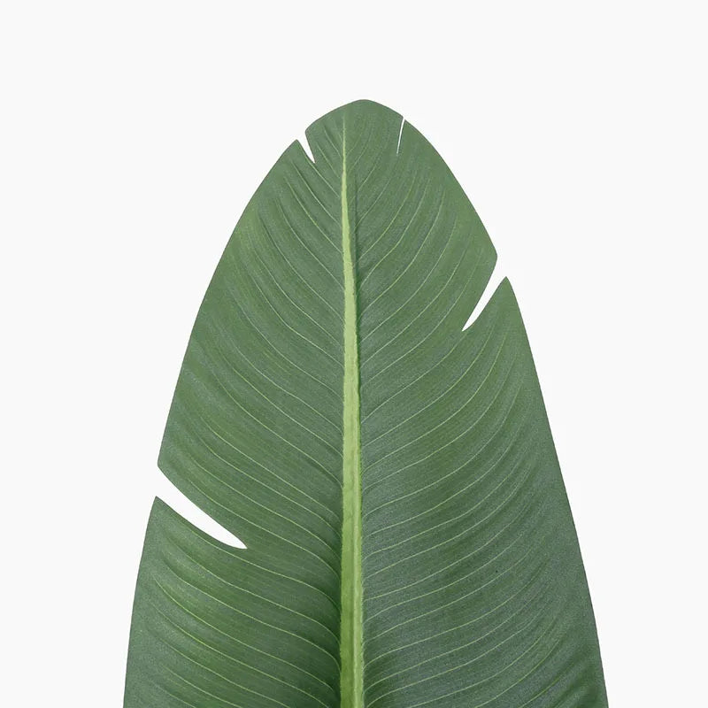 120-200cm Large Artificial Banana Tree Tropical Fake Plants Palm Leafs Monstera Green Plastic Jungle Plant for Home Office Decor