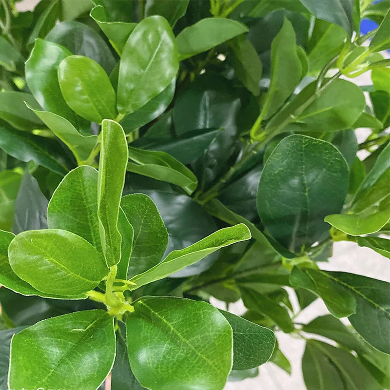 110-180cm Large Artificial Palm Tree Tropical Fake Plants Green Plastic Money Leafs Big Monstera Tree For Home Garden Decor