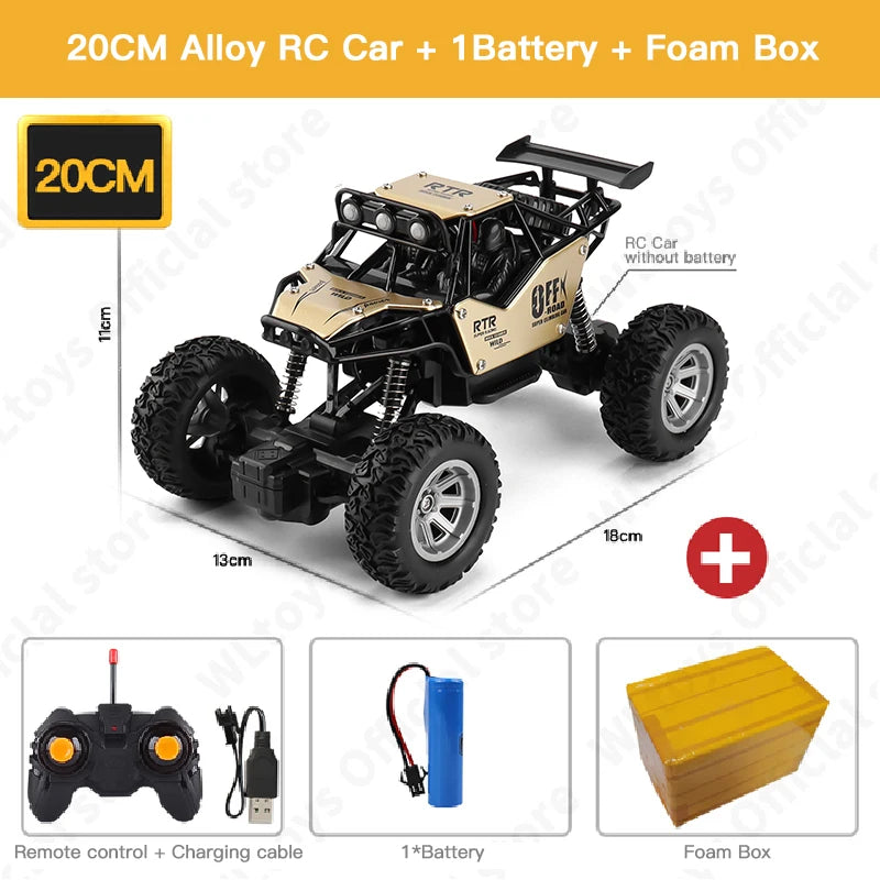 ZWN 1:12 / 1:16 4WD Remote Control Car With Led Lights 2.4G Radio RC Cars Off-Road 4x4 Control Trucks Toys Gifts for Children