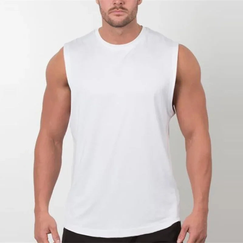 NO PAIN NO GAIN Gym Tank Tops Men Bodybuilding Stringer Singlets Cotton Sleeveless Shirt Fitness Clothing Sportswear Muscle Vest
