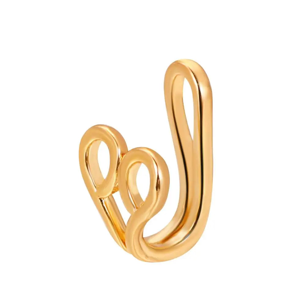 Men Women Nose Ring Clip Fake Septum Piering Rock Hip Hoop Punk Stainless Steel Body Jewelry Non Perforation Nose Clips Ring Z6