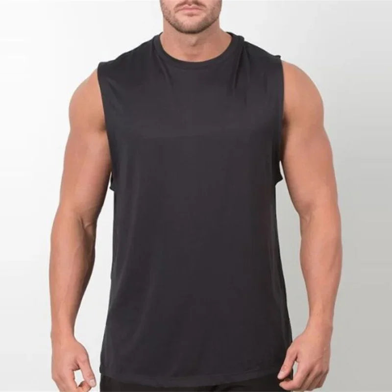 NO PAIN NO GAIN Gym Tank Tops Men Bodybuilding Stringer Singlets Cotton Sleeveless Shirt Fitness Clothing Sportswear Muscle Vest