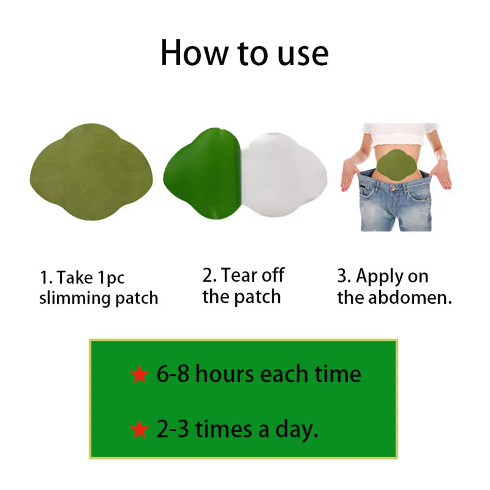18pcs Slim Health Care Patch Wormwood Weight Loss Fat Burning Anti Cellulite Stickers Self-heating Slimming Products B0021