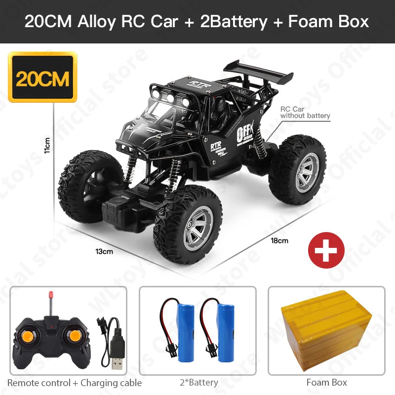 ZWN 1:12 / 1:16 4WD Remote Control Car With Led Lights 2.4G Radio RC Cars Off-Road 4x4 Control Trucks Toys Gifts for Children