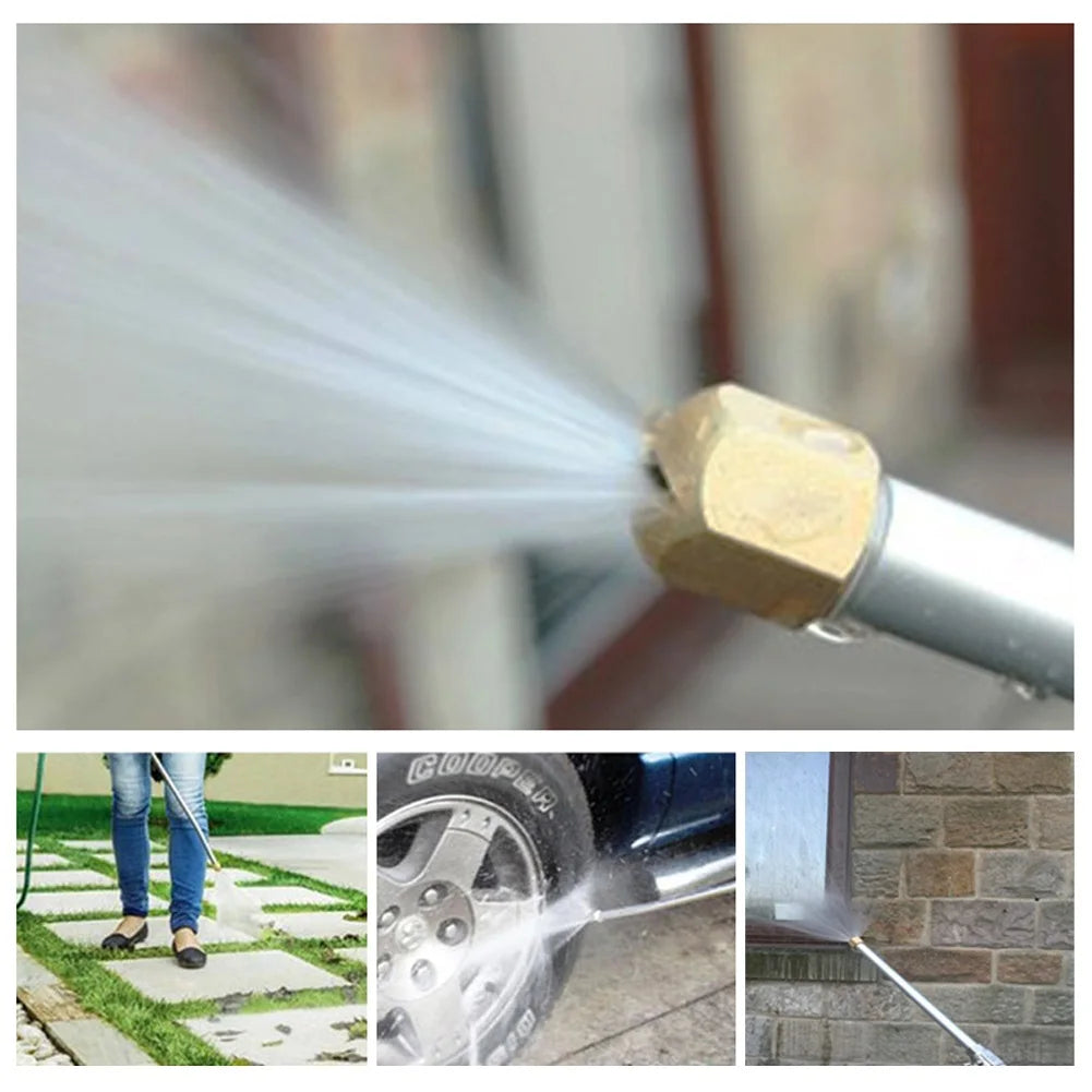 1pc High Pressure Water Gun, Car Washer Wand, Long Water Gun, Water Hose Nozzle, Garden Hose Sprayer for Garden Watering