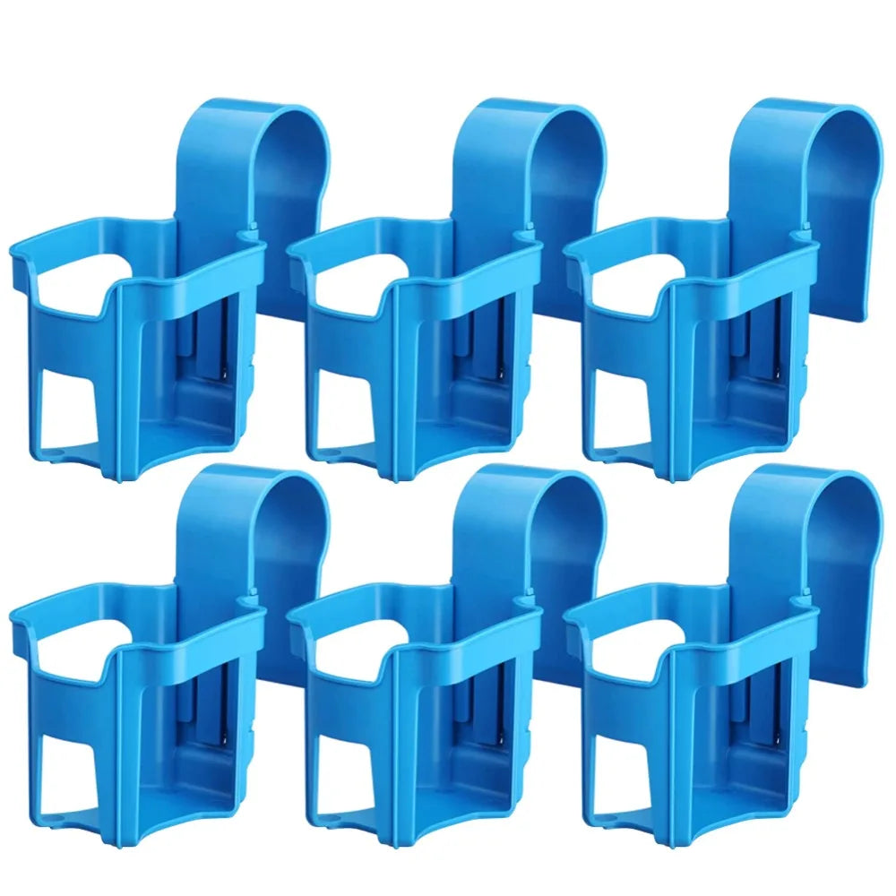1-10pcs Swimming Pool Water Cup Hanger Car Water Cup Drink Holder for Above Swimming Pool Side Drinks Beer Storage Shelf Tool