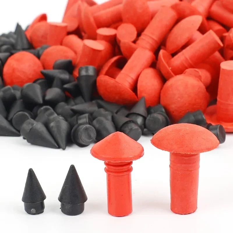 180pcs Car Rubber Nails Mushroom Plug Tyre Repair Nail Plug Puncture Repair Seals Auto Motorcycle Bike Wheel Tire Repair Tools