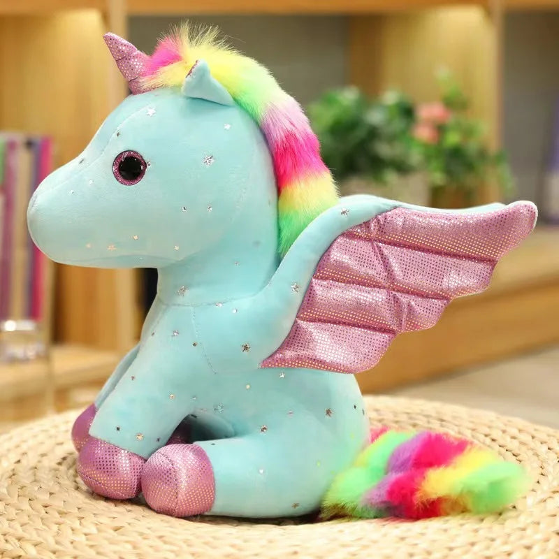 14/22/30cm Cute Angel Unicorn Plush Toy Pillow Soft Fill Home Decoration Girl's Birthday Holiday Gift