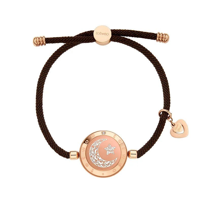 totwoo Touch Single Bracelet- Long Distance Touch Bracelet Light up and Vibration Relationship Love Baracelet Smart Jewelry