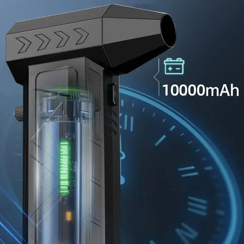 Xiaomi 390000RPM Violent Fan Powerful Air Blower Vacuum Dust Cleaner Charging Strong Winds 58m/s Brushless Turbo Jet Blower Dry