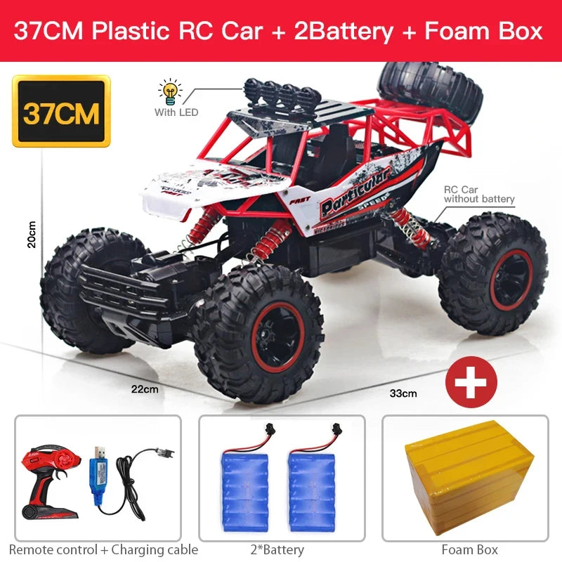 ZWN 1:12 / 1:16 4WD Remote Control Car With Led Lights 2.4G Radio RC Cars Off-Road 4x4 Control Trucks Toys Gifts for Children