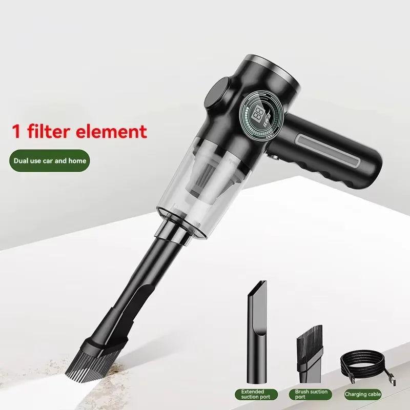 Wireless Car Vacuum Cleaner 5 in1 Portable Wet Dry Dual-Use Automobile High Power Handheld Electric appliance Cleaner New