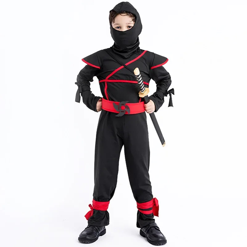 1: 1 Ninja Set Halloween Children's Japanese Samurai Cos Toy Knife Set Dagger Dart Toy Anime Model Collection Bizarre Toys Gifts