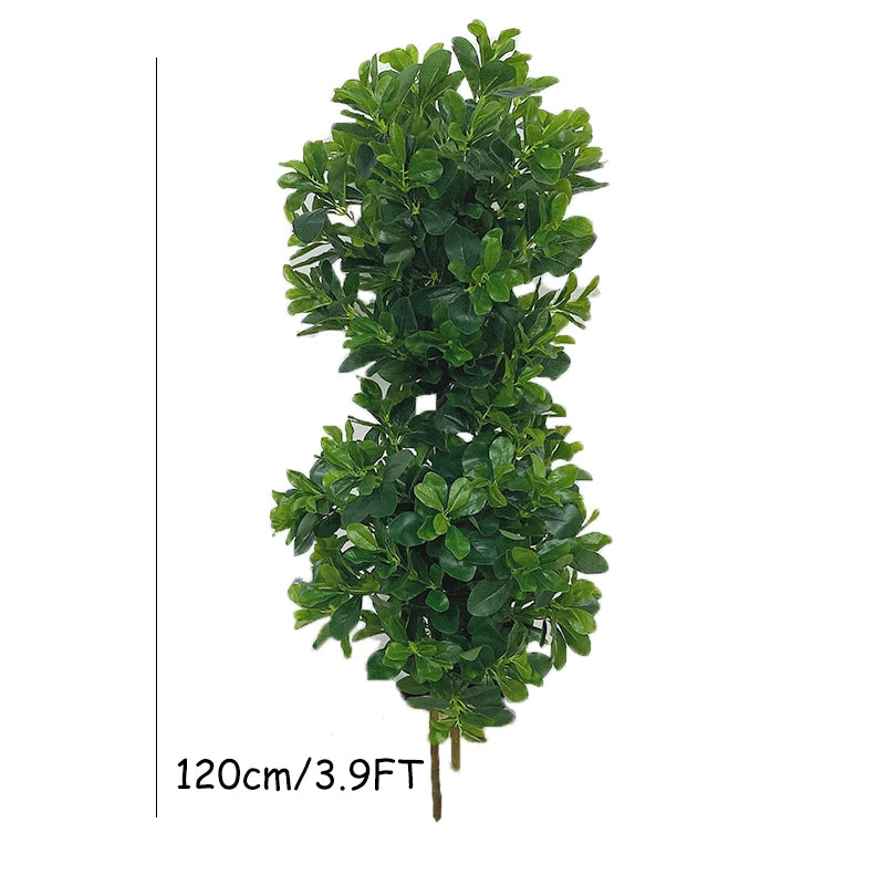 110-180cm Large Artificial Palm Tree Tropical Fake Plants Green Plastic Money Leafs Big Monstera Tree For Home Garden Decor
