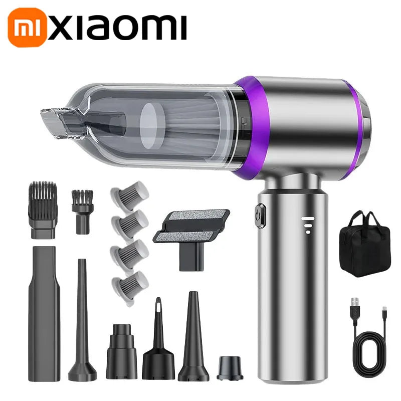 Xiaomi Car Vacuum Cleaner 1200000PA Highly Strong Suction Blow Fourfold-use Wireless Vehicle Vacuum Cleaner Mini For Wet And Dry