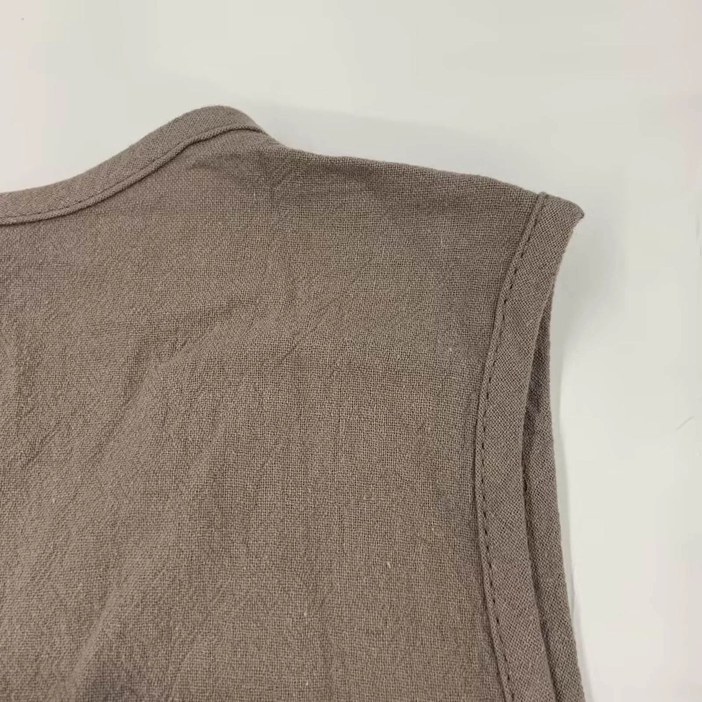 Sleeveless Beach Shirts For Men Summer Tank Summer Beach Sun-protective Clothing Teenagers Simple Fit Sports Fitness T-shirt
