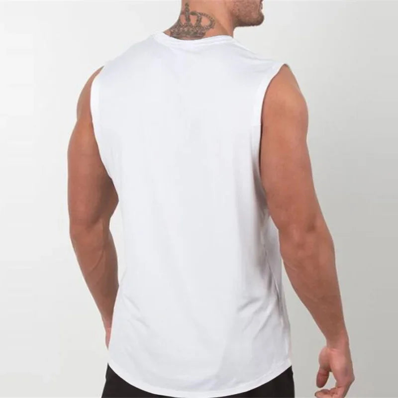 NO PAIN NO GAIN Gym Tank Tops Men Bodybuilding Stringer Singlets Cotton Sleeveless Shirt Fitness Clothing Sportswear Muscle Vest