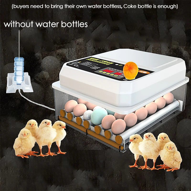 16 Eggs incubator for Chicken Goose Bird Dual-Electric Mini Household Brooder Quail Automatic Incubation Equipment Hatchery