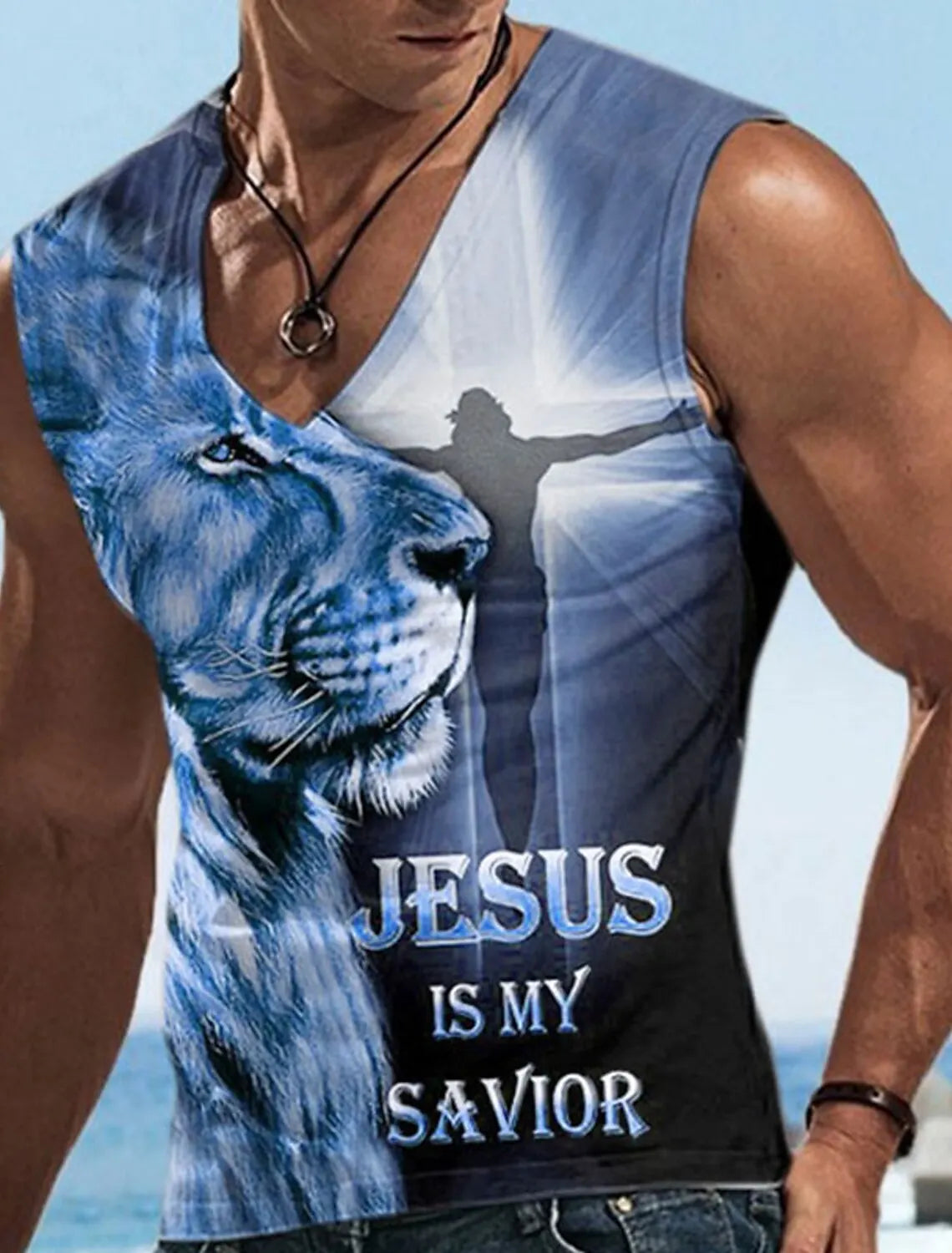 Men's V-Neck Vest Sleeveless T-Shirt Sports Gym Four Seasons Fitness Vest Men's Fitness Sweatshirt Summer Men's Undershirt