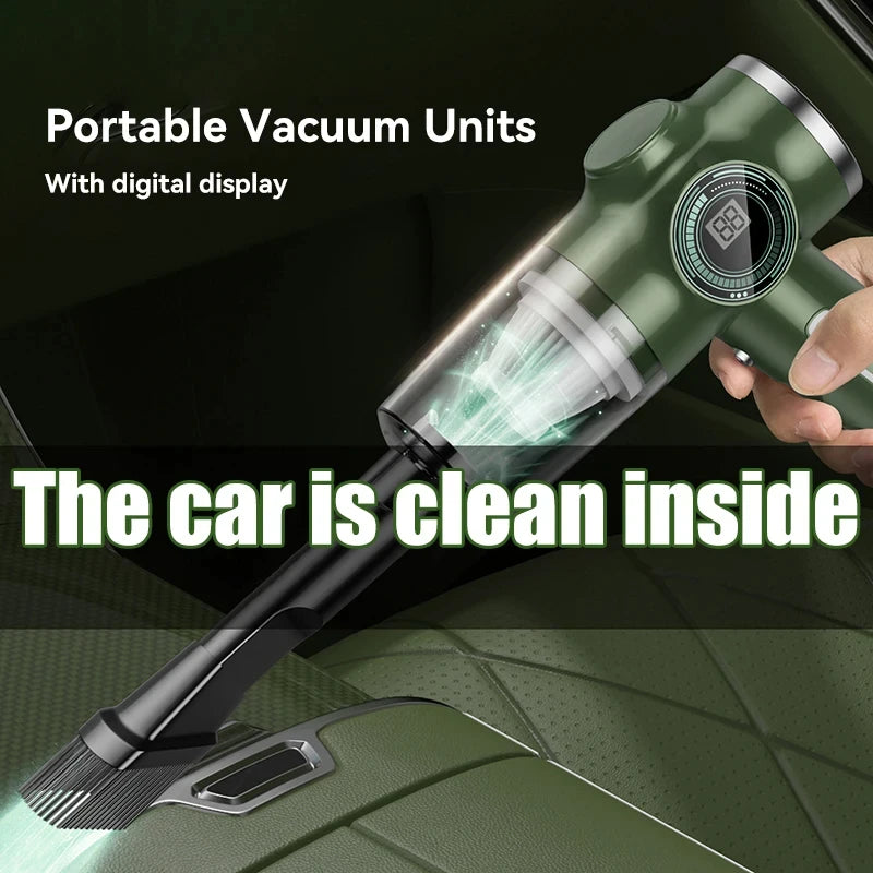 Wireless Car Vacuum Cleaner 5 in1 Portable Wet Dry Dual-Use Automobile High Power Handheld Electric appliance Cleaner New