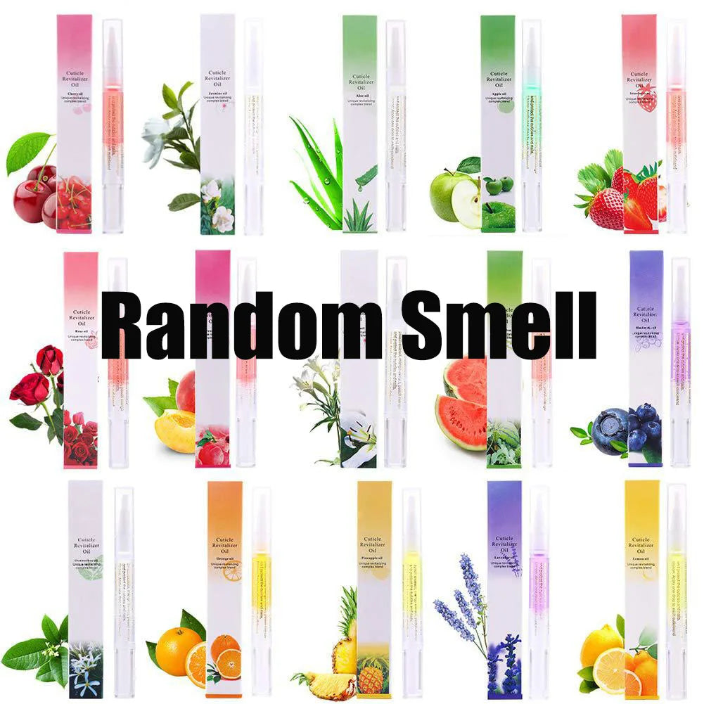 15ml Nail Cuticle Nutrition Oil Honey/Peach Strawberry/Orange/Lemon Cuticle Revitalizer Oil Prevent Nail Care Nourish Oil Tool
