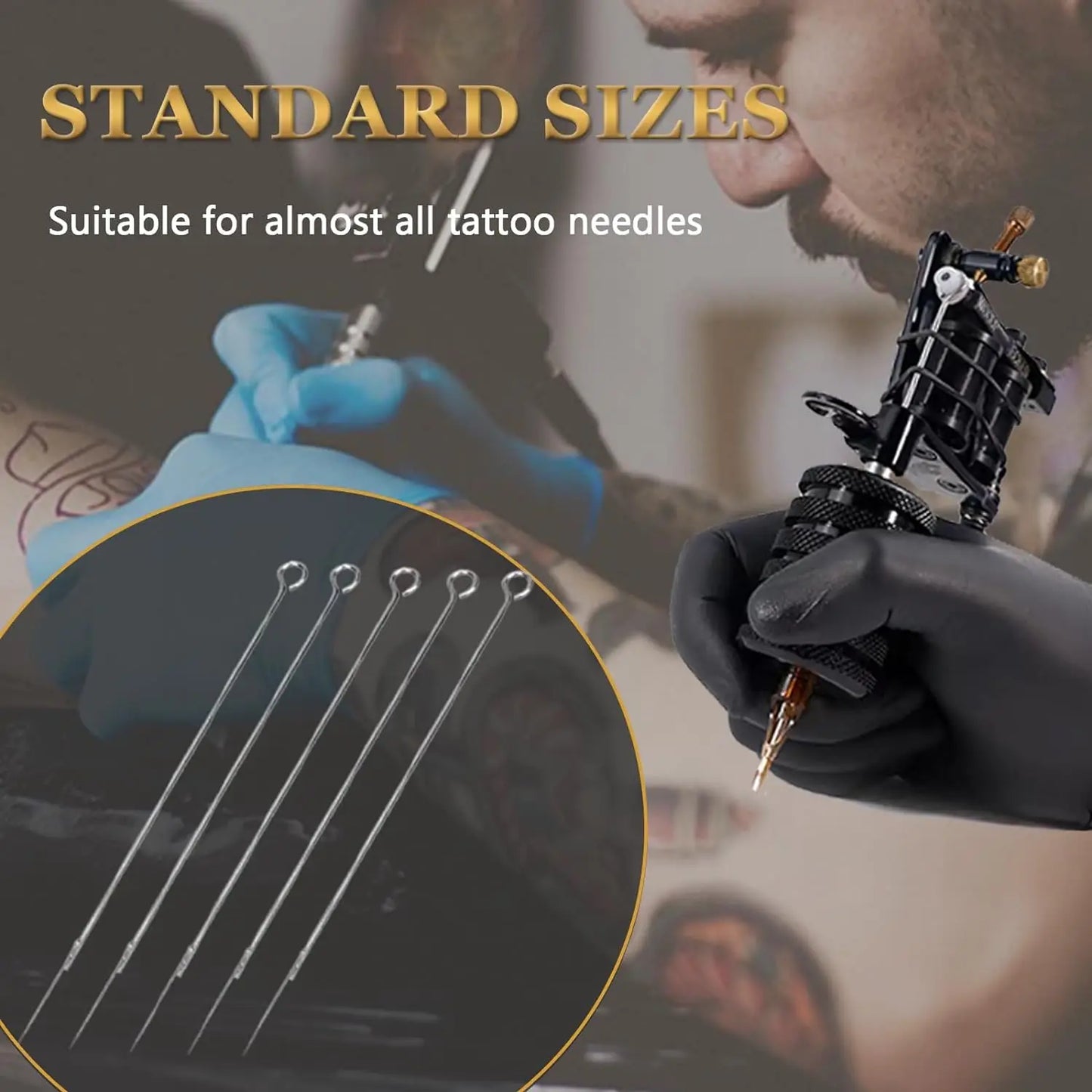 100/50/10pcs Sterilized Tattoo Needles RL RS M1 RM Tattoo Needle for Tattoo Permanent Makeup Machine
