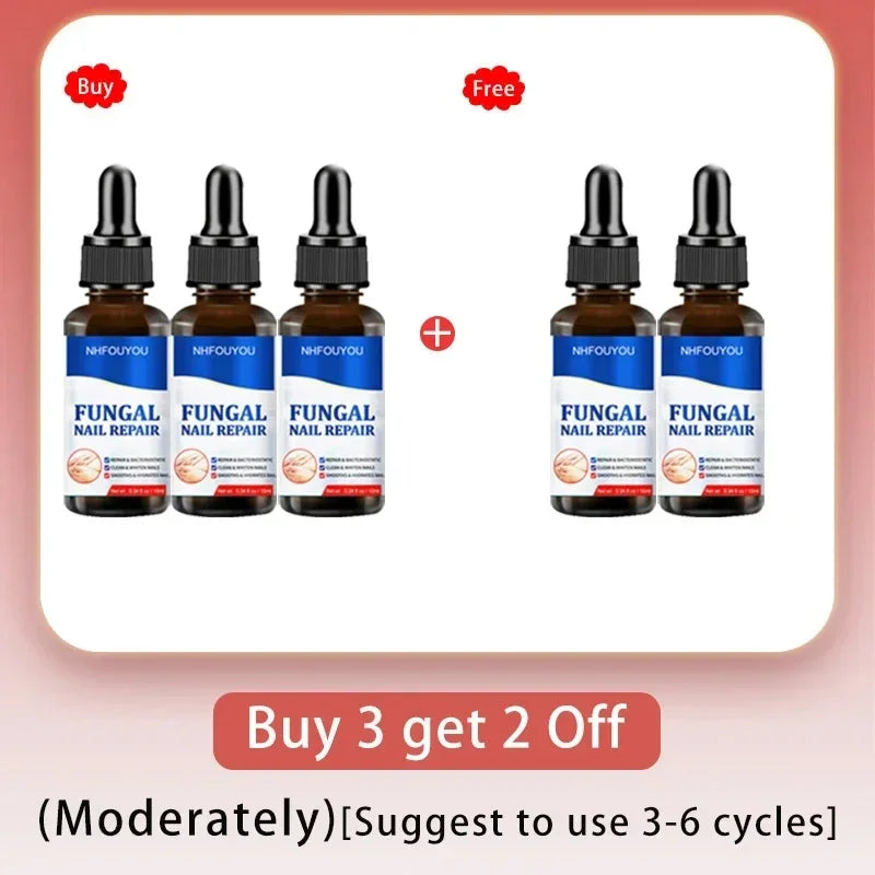 ʰᵉˡˡᵒ Fungal Nail Treatment Essence Oil Nail Fungus Laser Device Repair Toenail Fingernail Treatment Onychomycosis with Mushroom