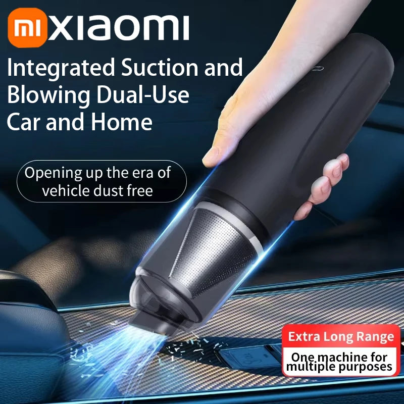 Xiaomi Car Vacuum Cleaner Metal Filter Charging High Power Wireless Portable High Suction Dust Mini Car-use Vacuum Cleaner New