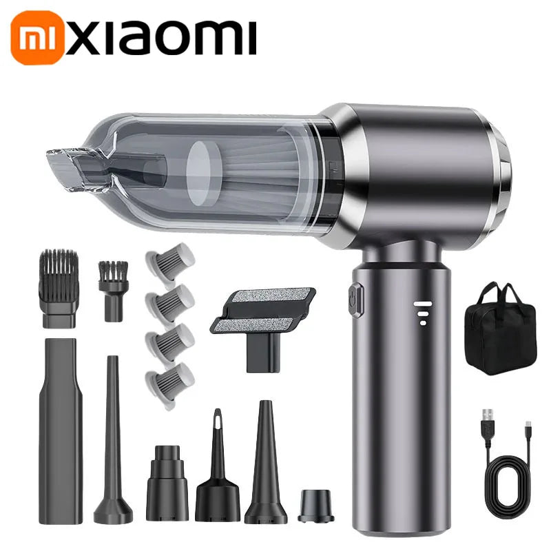 Xiaomi Car Vacuum Cleaner 1200000PA Highly Strong Suction Blow Fourfold-use Wireless Vehicle Vacuum Cleaner Mini For Wet And Dry