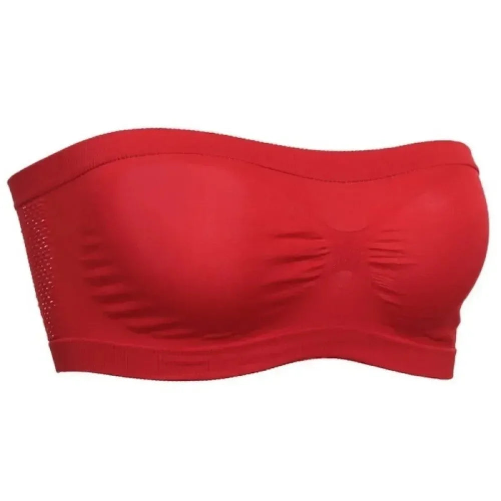 Women Breathable Mesh Tube Bra No breast pads