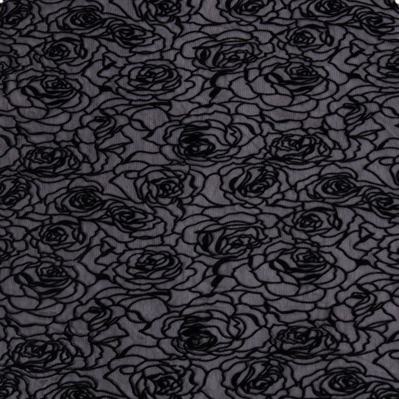 1m*1.5m Leopard Zebra Pattern Jacquard Fabric Flocking Mesh Fabric Stretch Velvet Fabric for DIY Sewing Clothing