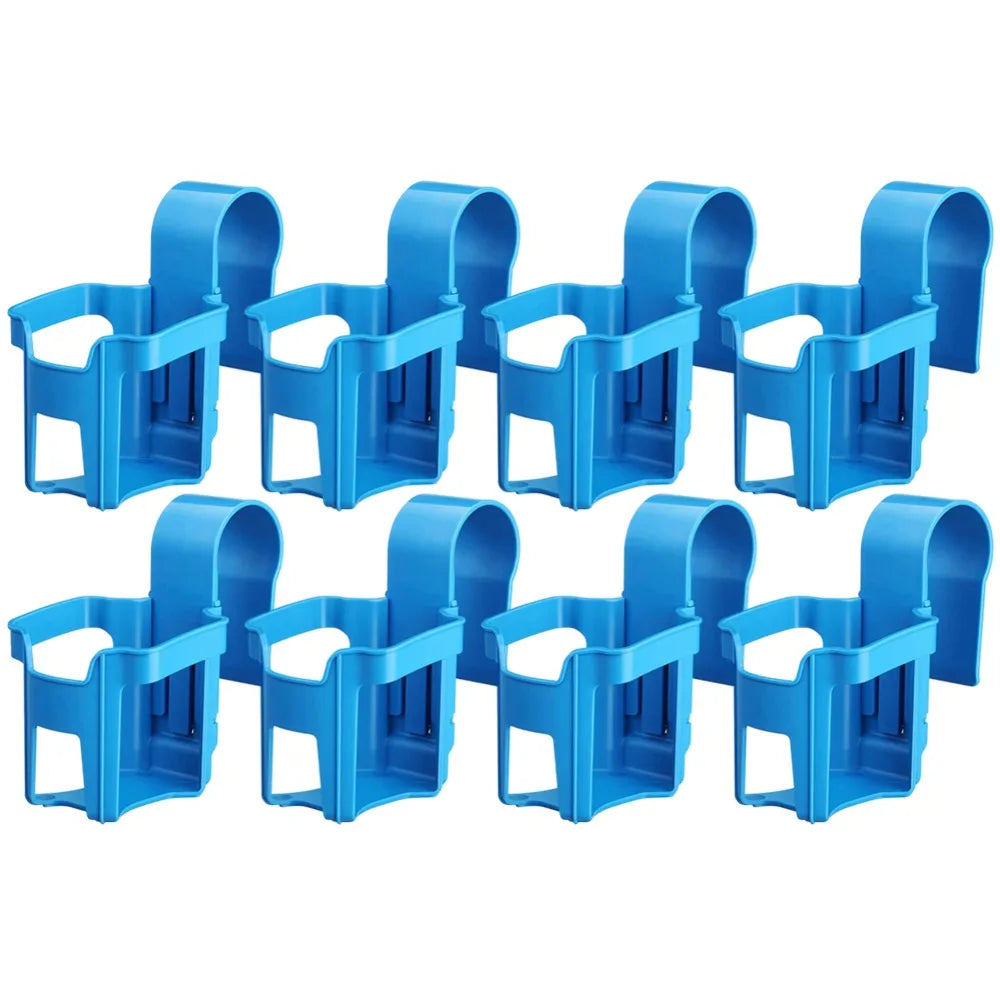 1-10pcs Swimming Pool Water Cup Hanger Car Water Cup Drink Holder for Above Swimming Pool Side Drinks Beer Storage Shelf Tool