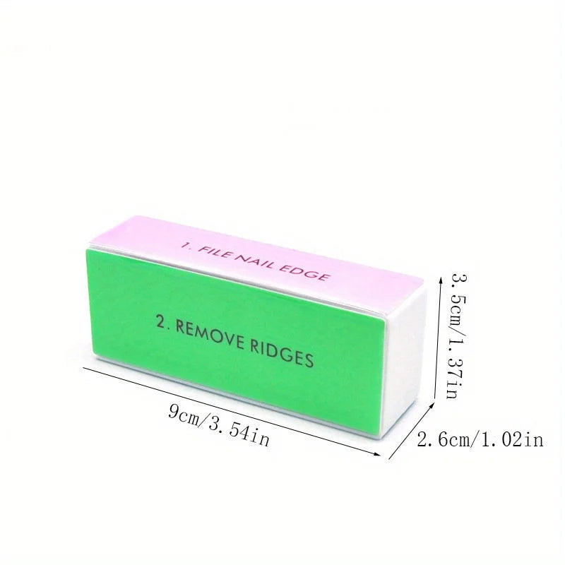 1/3/5Pcs/Set Nail Buffer Block 4 Way Colorful Buffing Block Shine Polisher Nail Buffing File Manicure Sanding