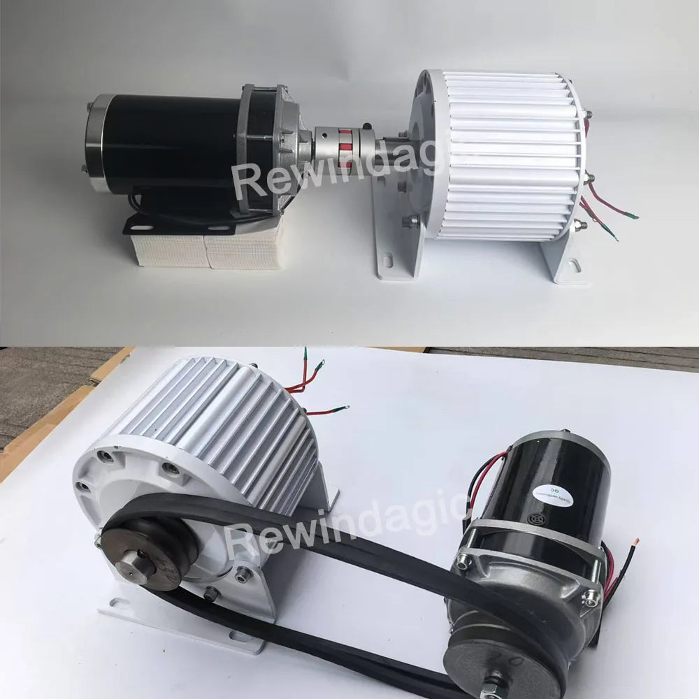 10KW 20KW Permanent Magnet Generator 220V 380V Dynamo 20000W Alternator Generator With DC Driving Motor for Home Use