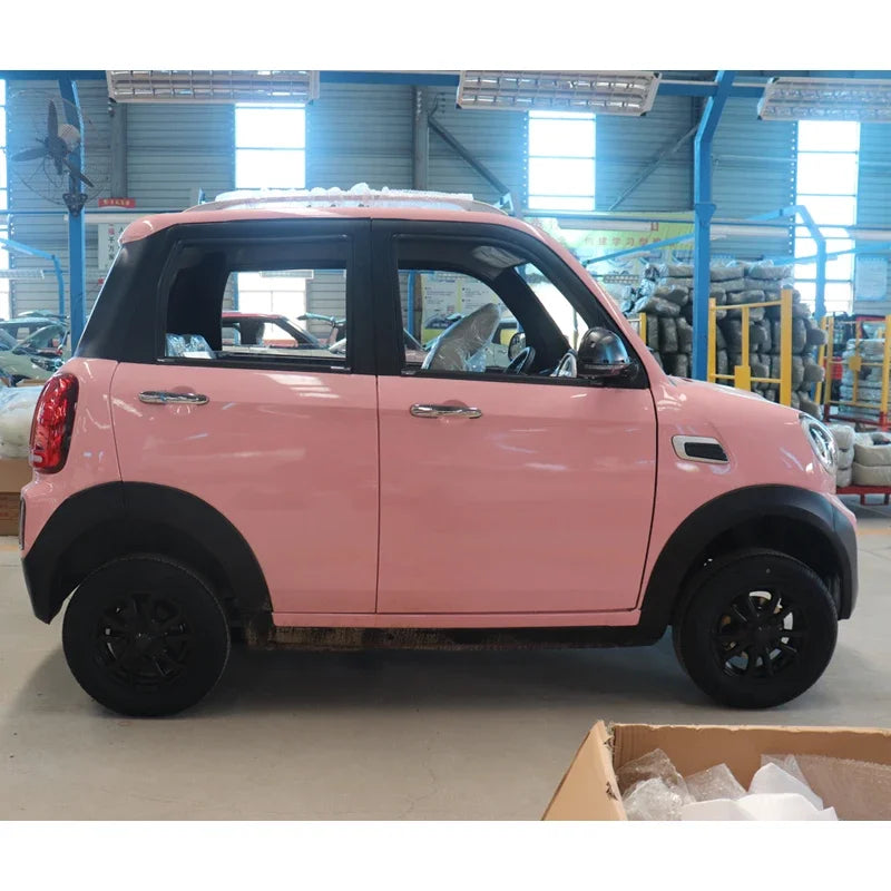 YANUO KEYU Candy M5 4 wheel electric mini ev cars China cheap car 4 seat small electric car