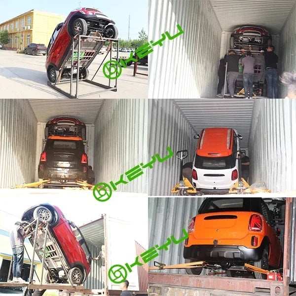 YANUO KEYU Candy M5 4 wheel electric mini ev cars China cheap car 4 seat small electric car