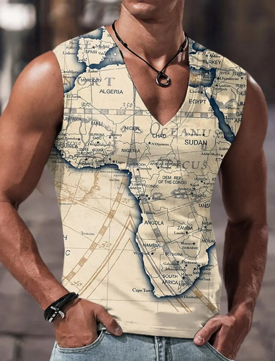 Sailor Suit 3D Ship Print T Shirt Men's Quick Dry Sleeveless Tank Top Oversized Fitness Sports Shirt Men's Design Clothing