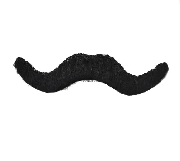12PCS Set Men Black Fake Moustache Mustaches Funny Beard Party Halloween Costume Hot Selling
