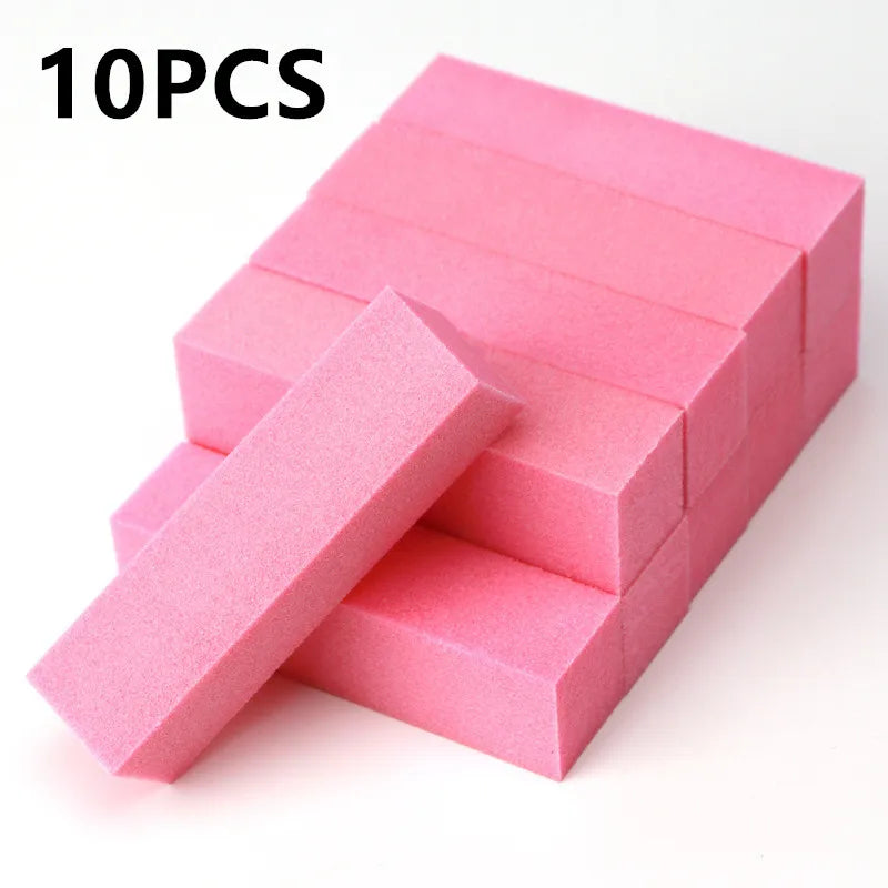 10/20/50Pcs Professional Nail Buffer Nail File Polisher Block Manicure Pedicure Files Sanding Polishing Sponge Nail Art Tools