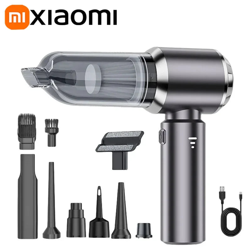 Xiaomi Car Vacuum Cleaner 1200000PA Highly Strong Suction Blow Fourfold-use Wireless Vehicle Vacuum Cleaner Mini For Wet And Dry